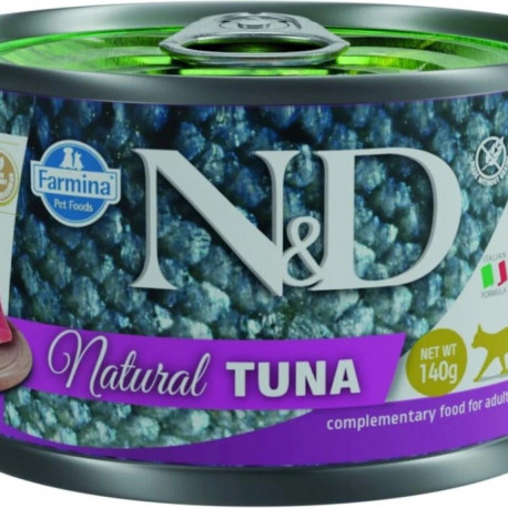 FARMINA N&D Cat Natural Tuna - wet cat food - 140 g