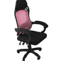 Topeshop FOTEL OSCAR CZ/RÓŻ office/computer chair Padded seat Meshed backrest