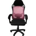 Topeshop FOTEL OSCAR CZ/RÓŻ office/computer chair Padded seat Meshed backrest