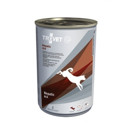 TROVET Hepatic HLD kana märg koeratoit 400 g