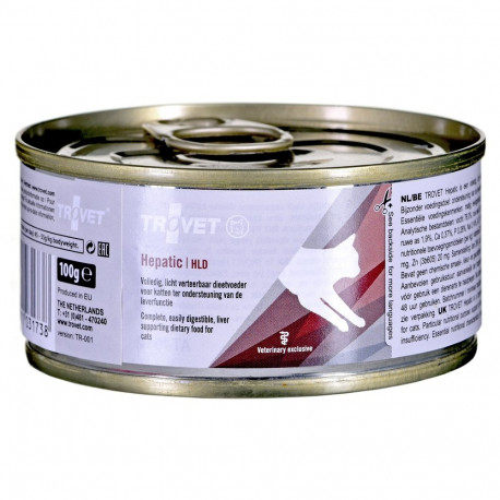 TROVET Hepatic HLD with chicken - wet cat food - 100g
