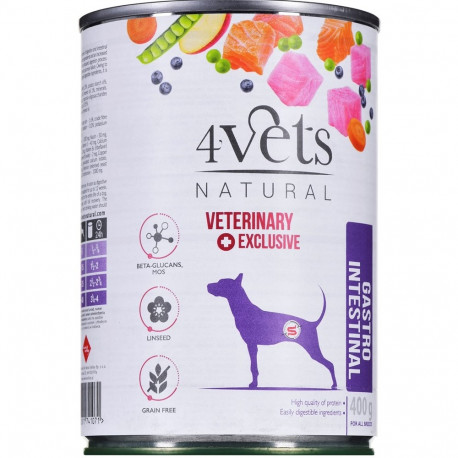4VETS Natural Gastro Intestinal Dog - wet dog food - 400 g