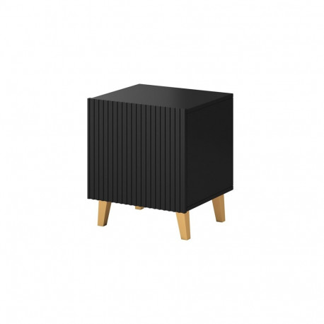 PAFOS bedside table 2 pcs. 45x40x51 cm matte black