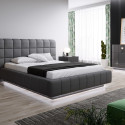 Cama bedside table REJA graphite grey gloss/graphite grey gloss