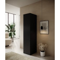 Wardrobe PAFOS 1D 45x55.5x198.5 Black matt