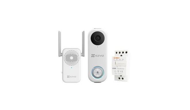 EZVIZ DB1C Smart Video Doorbell with Chime & Transformer Kit