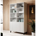 Shelving unit PAFOS 100x40x176.5 cm white matt