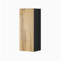 Cama cabinet VIGO "90" full 90/35/32 black/wotan oak