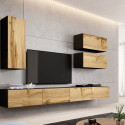 Cama cabinet VIGO "90" full 90/35/32 black/wotan oak