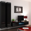 Cama Full cabinet VIGO '180' 180/40/30 black/black gloss