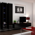 Cama Full cabinet VIGO '180' 180/40/30 black/black gloss