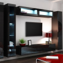 Cama Full cabinet VIGO '180' 180/40/30 black/black gloss