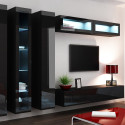 Cama Full cabinet VIGO '180' 180/40/30 black/black gloss