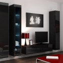 Cama Full cabinet VIGO '180' 180/40/30 black/black gloss