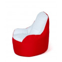 Sack Sako Boss pouffe red and white XXL 140 x 90 cm