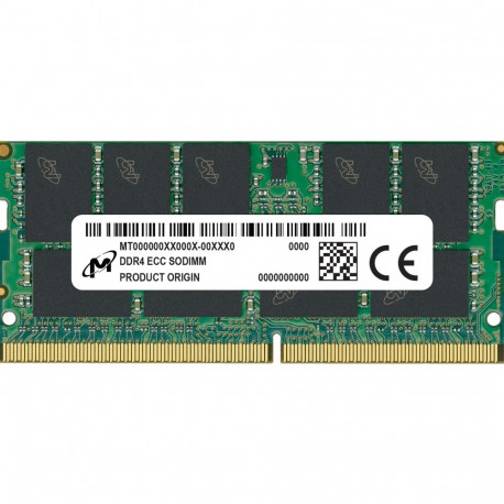 Micron SO-DIMM ECC DDR4 16GB 1Rx8 3200MHz PC4-25600 MTA9ASF2G72HZ-3G2R
