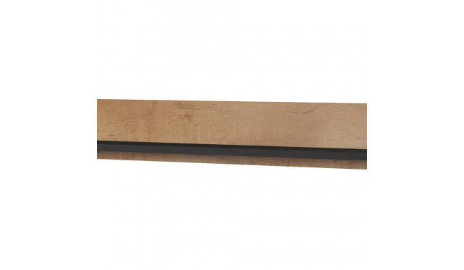Cama kahe riiuli komplekt 125cm SOHO lefkas tamm/must