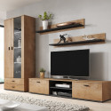 Cama set of two shelves 125cm SOHO lefkas oak/black
