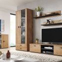 Cama set of two shelves 125cm SOHO lefkas oak/black