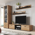 Cama set of two shelves 125cm SOHO lefkas oak/black