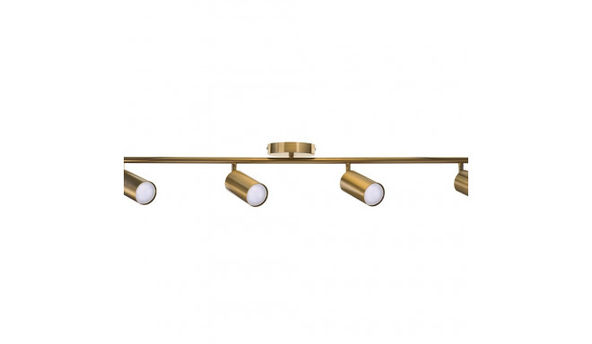 Activejet neljakordne kuldne lae-seina lamp SPECTRA ribaspot GU10 elutuppa