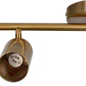 Activejet quadruple gold ceiling wall lamp SPECTRA strip spotlight GU10 for living room