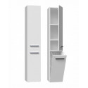 Bathroom cabinet NEL IV 31x30x174 cm, matt white