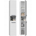 Bathroom cabinet NEL I 31x30x174 cm, matt white