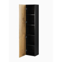 Cama living room cabinet set VIGO 9 black/wotan oak