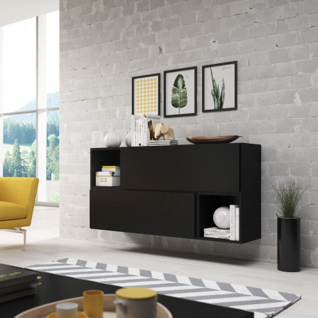 Cama elutoa mööblikomplekt ROCO 14 (2xRO1 + 2xRO6) must/must/must