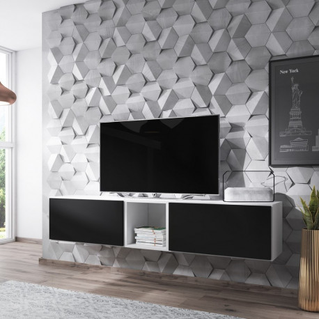 Cama elutoa mööblikomplekt ROCO 10 (2xRO3 + RO6) valge/valge/must