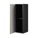 Cama living room furniture set ROCO 3 (2xRO3+2xRO4+2xRO1) black/black/black