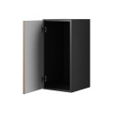Cama living room furniture set ROCO 3 (2xRO3+2xRO4+2xRO1) black/black/black