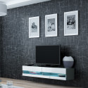 Cama Living room cabinet set VIGO NEW 13 grey/white gloss