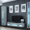 Cama Living room cabinet set VIGO NEW 12 white/grey gloss Cama Living room cabinet set VIGO NEW 12 white/grey gloss