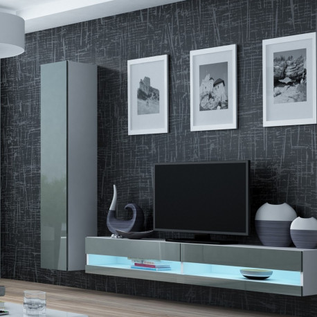 Cama elutoa kapikomplekt VIGO NEW 9 valge/hall läikiv