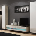 Cama Living room cabinet set VIGO NEW 4 sonoma/white gloss