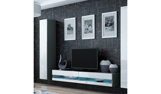 Cama elutoa kapikomplekt VIGO NEW 4 hall/valge läikiv
