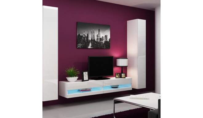 Cama elutoa kapi komplekt VIGO NEW 4 valge/valge läikiv