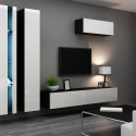 Cama Living room cabinet set VIGO NEW 1 black/white gloss Cama Living room cabinet set VIGO NEW 1 black/white gloss