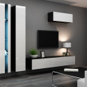 Cama Living room cabinet set VIGO NEW 1 black/white gloss
