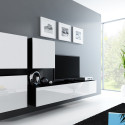 Cama Living room cabinet set VIGO 23 black/white gloss