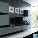 Cama Living room cabinet set VIGO 22 grey/grey gloss