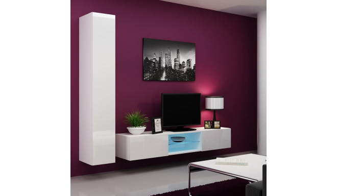 Cama Living room cabinet set VIGO 21 white/white gloss