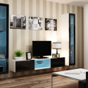 Cama Living room cabinet set VIGO 20 white/black gloss