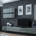 Cama Living room cabinet set VIGO 13 white/grey gloss