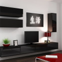 Cama Living room cabinet set VIGO 13 black/black gloss