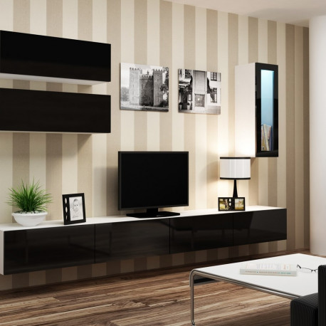 Cama elutoa kapikomplekt VIGO 12 valge/must läikiv