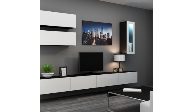 Cama elutoa kapikomplekt VIGO 12 must/valge läikiv