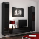 Cama Living room cabinet set VIGO 9 black/black gloss